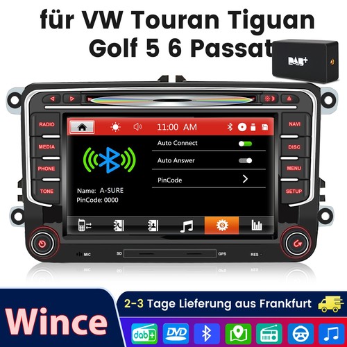 Dab dvd per vw touran - cd,